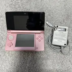 ピンク ニンテンドー3DS 本体 充電器付き
