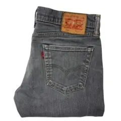 リーバイス 511 グレー デニム W34 スリム ジーンズ Levi's 古着