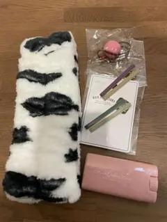 4点)ヘアバンド、ヘアゴム、ヘアピン2セット、おくれ毛バーム