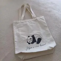 パンダイラスト トートバッグ