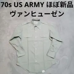 U.S.ARMY オフィサー ワーク シャツ 長袖 カットソー ヴァンヒューゼンのサムネイル