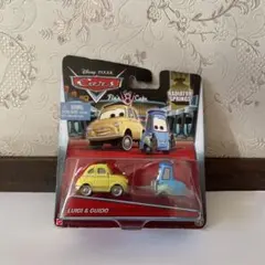 新品】【未使用】カーズ グイド Guido ミニカー 再販前4本タイヤ版