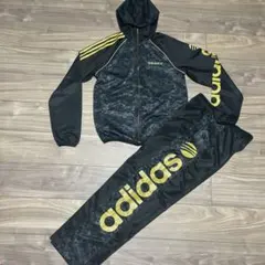 アディダスネオ パーカージャージ 上下セットアップ アニマル柄 Sサイズ