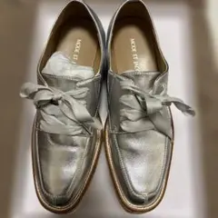 美品！！MODE ET JACOMO レースアップ厚底シューズ