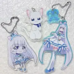 猫屋敷ユキ キュアニャミー アクリルキーホルダー3点セット