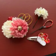 子供髪飾り　七五三 結婚式　発表会　和装　子供ヘアピン