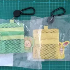 新品☆こびとづかん☆リール付きメッシュポーチ スモモノウチ アカバネ セット