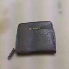 ELENDEEK 二つ折り財布 グレー