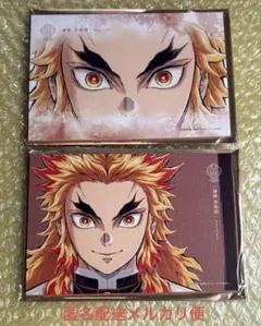 鬼滅の刃 柱展 ランダムキャンバスカード 煉獄杏寿郎　2点セット