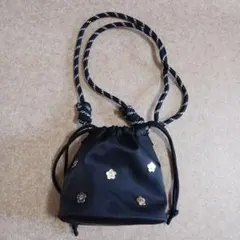 MARY QUANT PUBLUX ショルダーバッグ ブラック