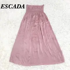 【美品】 ESCADA チューブベア ワンピース S ピンク