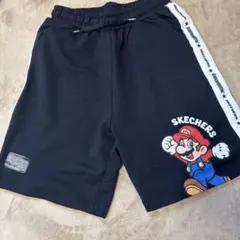 SKECHERS マリオ コラボ 半ズボン XL KIDS