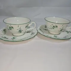 Noritake ボーンチャイナ カップ・ソーサー 2客セット