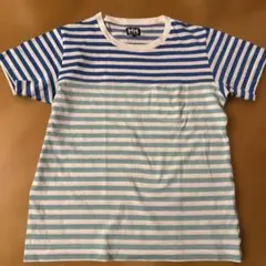 HELLY HANSEN ボーダー 半袖 Tシャツ ポケット付き WM