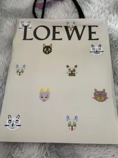 LOEWE ショップ袋 動物イラスト付き