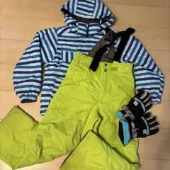 子ども用スキーウェアセット（ジャケット・パンツ・手袋）