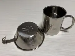 CAPTAIN STAG マグカップ LOGOS シェラカップ セット