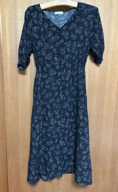 earth music&ecology 花柄半袖ワンピース