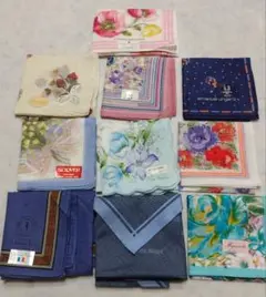 ブランド ハンカチセット（10枚）未使用経年保管品