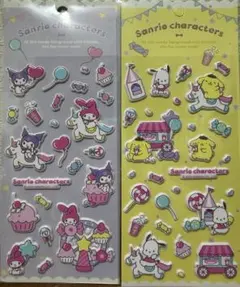 【海外正規品】ぷっくりシール/サンリオ/2点セット