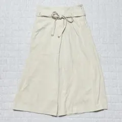 シンプリシテェ ベージュ ラップ風 ワイドパンツのサムネイル
