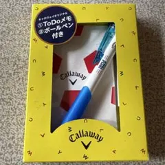 【非売品】callawayキャロウェイ ⭐️メモ帳＆ボールペン