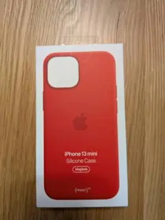 新品未開封 iPhone 13 mini シリコンケースPRODUCT RED