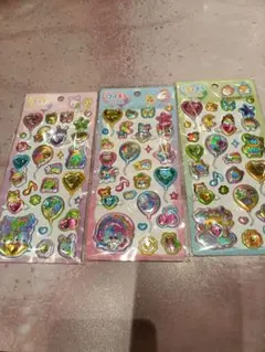 く*ん様 新品未開封　ぷくキラシール ぷくキラバルーンステッカー 3種類セット