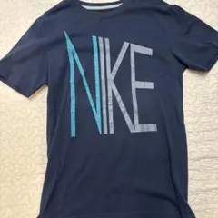 NIKE ネイビー ロゴプリント Tシャツ Mサイズ