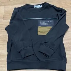 THE SHOP TK ブラック トレーナー 110cm