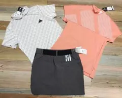 大きいサイズXL！♥️新品 3点 ⭐アディダスゴルフ★モック＆ポロ＆スカート