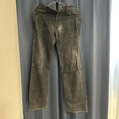 Levi's ダークグレー ストレートデニム