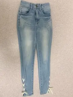 リエンダ　riena デニム ジーンズ リボン