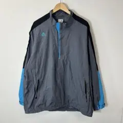 adidas ハーフジップ ナイロンジャケット