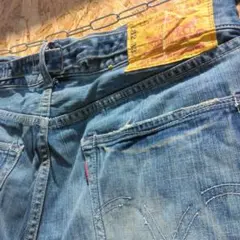 REDS デニムパンツ ジーンズ W32 ボタンフライ シンチバック リベット
