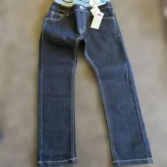 新品　のびるっち　デニムパンツ　サイズ120 TOPVALU トップバリュ　①のサムネイル
