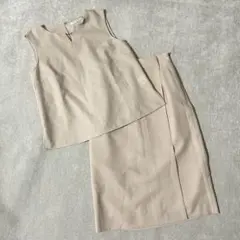 ナチュラルビューティーベーシック⭐︎ スカート セットアップ ベージュS
