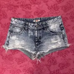 WC デニムショートパンツ Y2K 若槻千夏