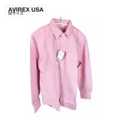 AVIREX USA 長袖シャツ M ピンクのサムネイル