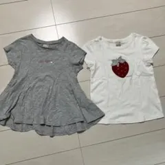 petit main Tシャツ サイズ120 2枚セット