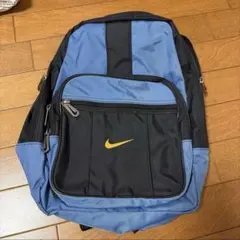 90S ヴィンテージ NIKE リュック バックパック ブルー ブラックのサムネイル