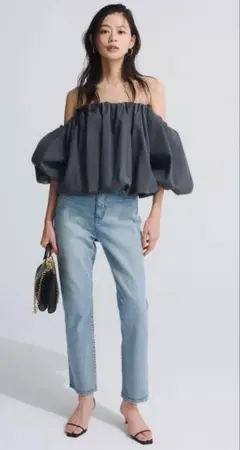 【anuans】Slim straight denim(M(2)サイズ)