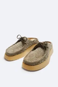 CLARKS ZARA レザーミュール CLARKS × ZARA レザーミュールシューズ - メルカリ
