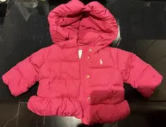 ♥︎美品♥︎ラルフローレン ベビー ダウンジャケット　6M（60〜70cm）　ピンク