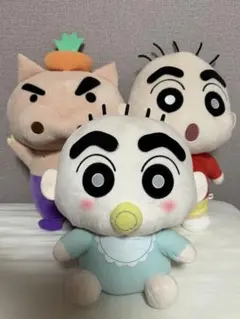 クレヨンしんちゃん ベビー ぬいぐるみ　よちよちしんちゃん　ぶりぶりざえもん