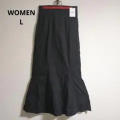 【新品未使用】GRL スリットマーメイドスカート ブラック WOMEN L