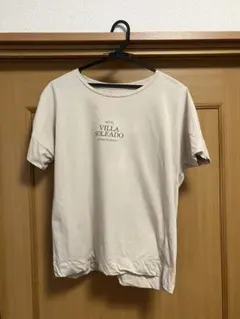 ✴︎SIMPLICITE/綿100%半袖薄ベージュTシャツ/フリーサイズのサムネイル