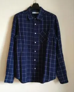 アーバンリサーチ　フレンチリネンチェックシャツ