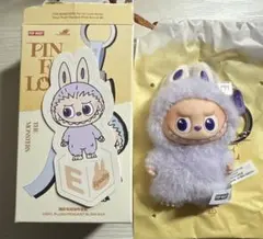 popmart PIN FOR LOVE labubu イニシャル E