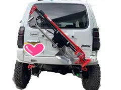 ジムニー　jb23 ハイリフトジャッキ ホルダー ☆ジムニー☆jimny☆JB23☆ハイリフトジャッキホルダー☆スコップ